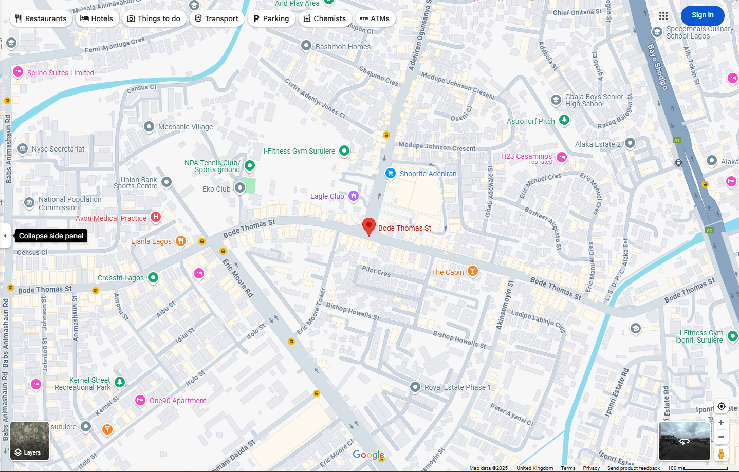 Our Location in Surulere, Lagos